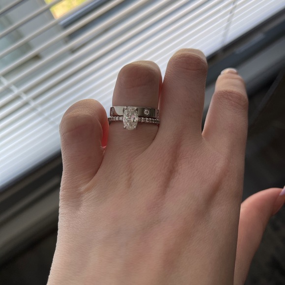 love ring 14k white gold *please read!* - Picture 3 of 3